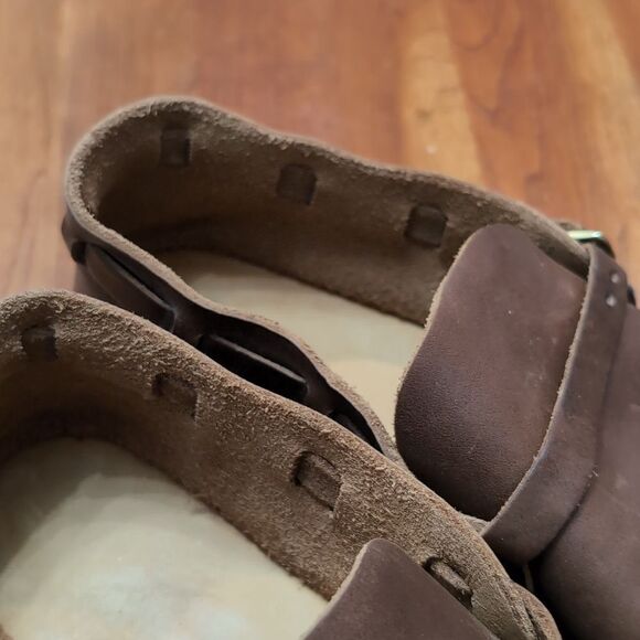 Aurora Shoe Company Handmade Brown Leather Like New Hobbit Shoes Sz 11C - Picture 16 of 17